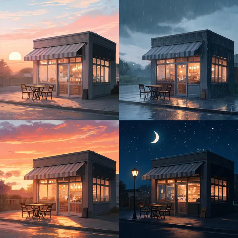 One Cafe, Four Moods