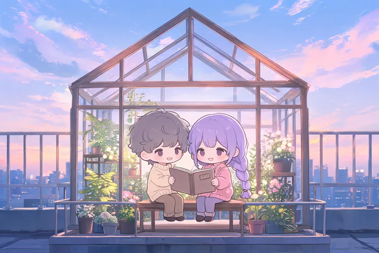 Blue Hour Greenhouse