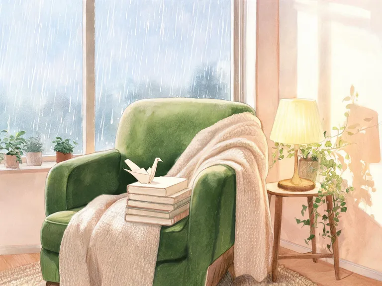 Watercolor Reading Room
