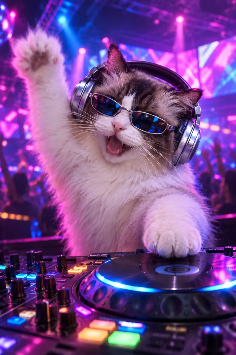 Paws Up! 🎧🐾, image 1 of 1