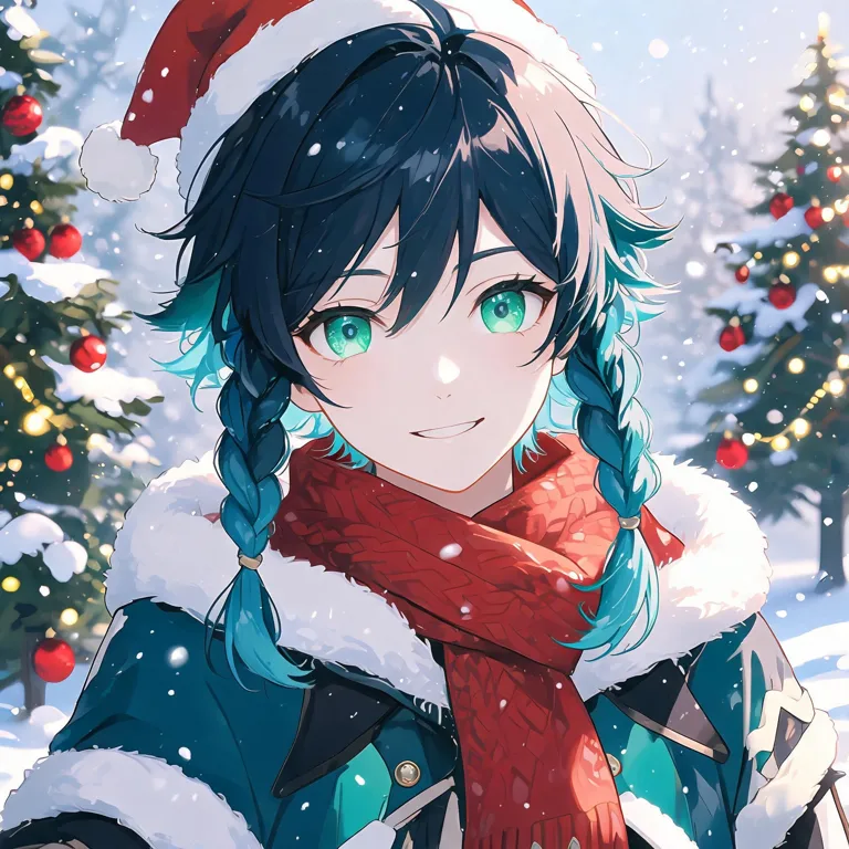 Genshin Impact Christmas - Venti, image 1 of 1