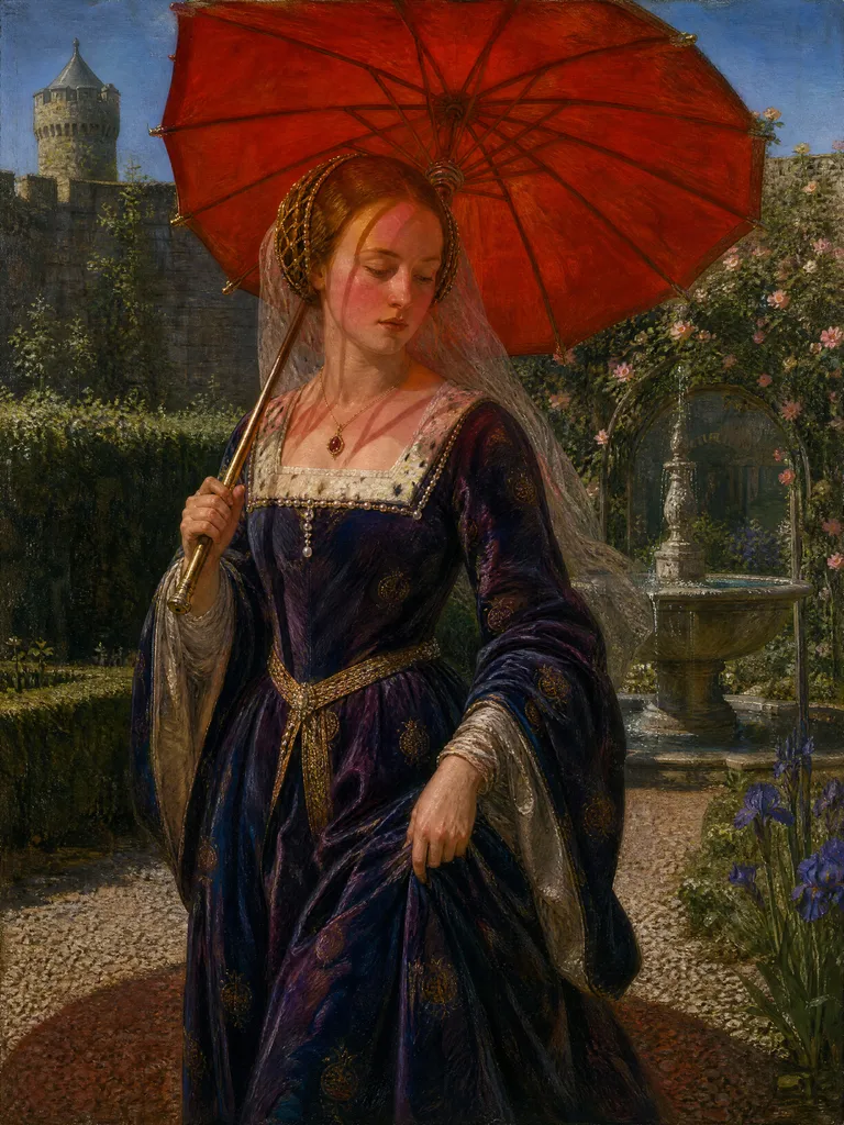The Lady with the Red Parasol