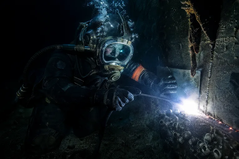 Welder at Thirty Metres