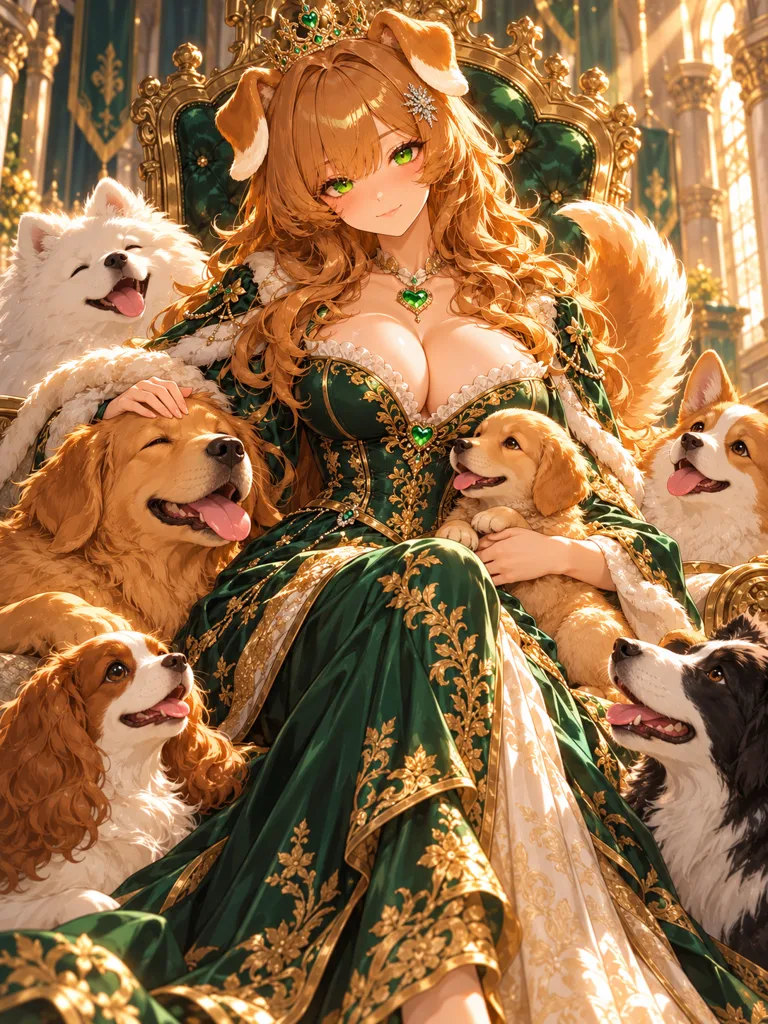 The Queen of Green Hearts 🐶💚, image 1 of 1