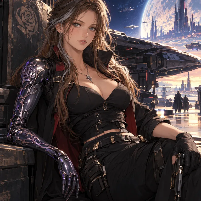 The Huntress of the Chrome Rose, image 1 of 1