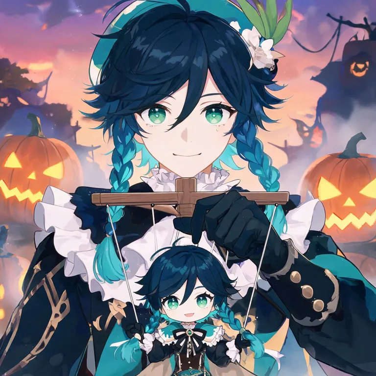 Genshin Impact Halloween - Venti, image 1 of 1