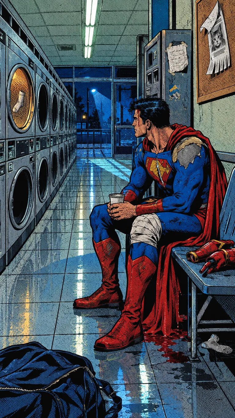 Three A.M. at the Laundromat