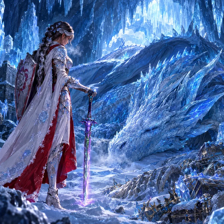 The sleeping ice dragon, image 1 of 1