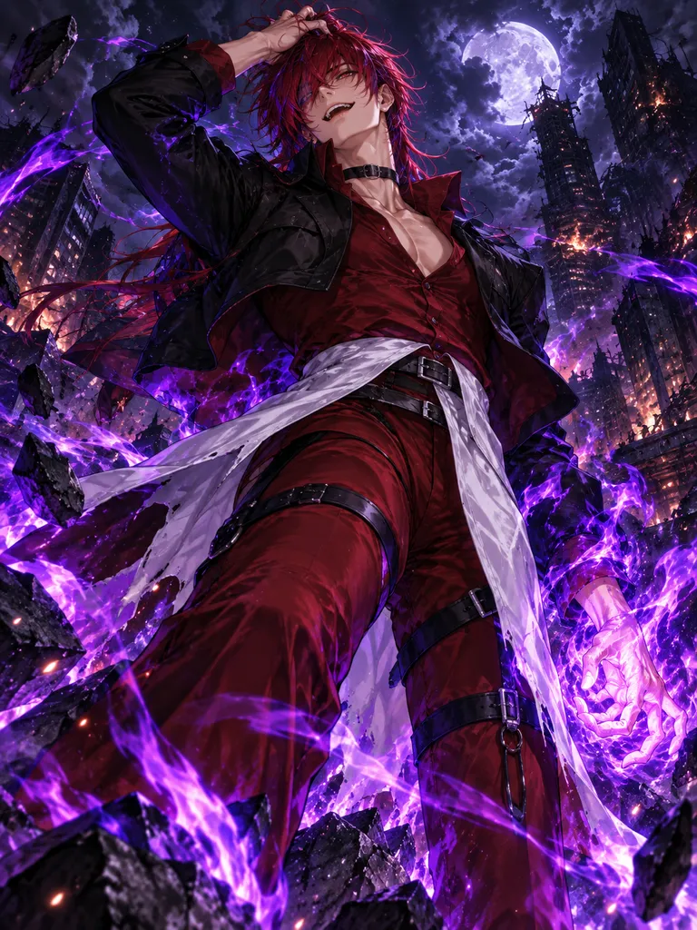 Riot of the Purple Flame — Andres as Iori Yagami, image 1 of 2